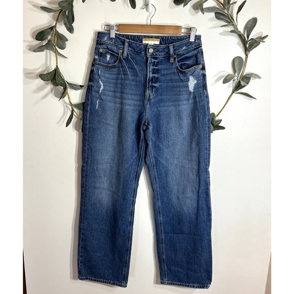 Medium Wash Wide Leg Jeans - Picture 1 of 5